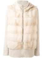 Liska Fur Gillet, Women's, Size: Small, Nude/neutrals, Mink Fur/cashmere