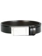 Dolce & Gabbana Logo Plaque Belt, Size: 100, Black, Leather