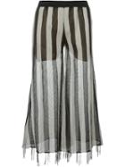 Aviù Striped Semi Sheer Palazzo Pants