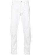 Mauro Grifoni Regular-fit Distressed Jeans - White