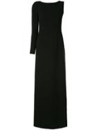 Paule Ka Asymmetric Gown - Black