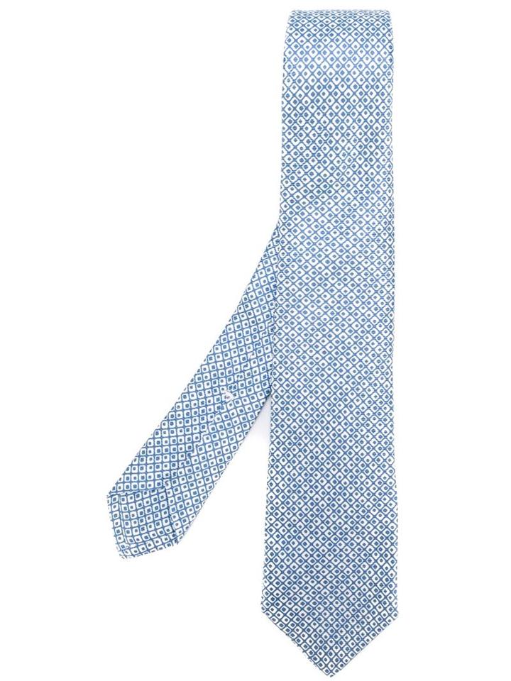 Kiton Micro Square Print Tie