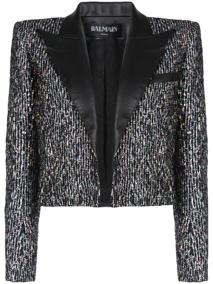 Balmain Balmain 18h147003x015 5124c Furs & Skins->lamb Skin - Black