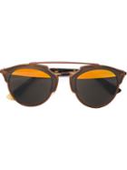 Dior Eyewear Round Frame Sunglasses, Adult Unisex, Brown, Metal (other)