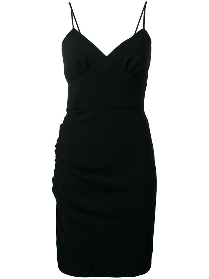 Pinko Fitted Ruched Dress - Black