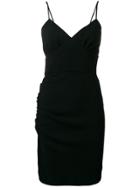 Pinko Fitted Ruched Dress - Black