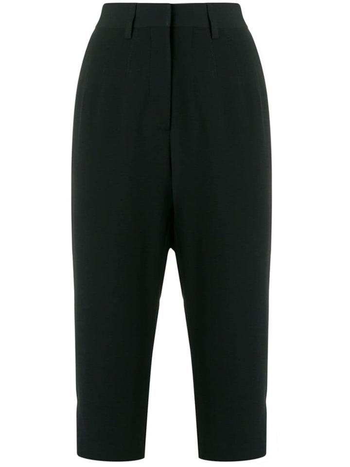 Off-white Capri Pants - Black