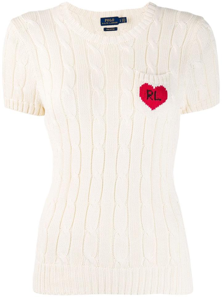 Polo Ralph Lauren Cable Knit T-shirt - Neutrals