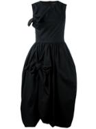 Simone Rocha Knot Detail Dress, Women's, Size: 12, Black, Cotton