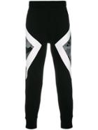 Neil Barrett Camouflage Detail Trousers - Black