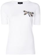 Rochas Dragonfly-embellished Top - White
