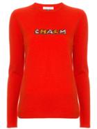 Bella Freud Charm Print Sweater - Red
