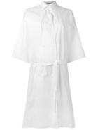 Nehera - Belted Shirt Dress - Women - Cotton - 36, Women's, White, Cotton