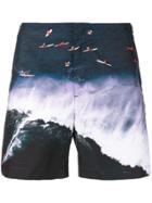 Orlebar Brown Printed Swim Shorts - Blue