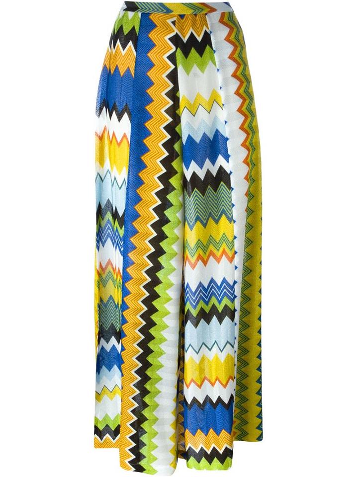 Missoni Zig Zag Print Palazzo Pants