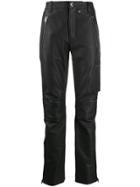 Acne Studios Fitted Biker Trousers - Black