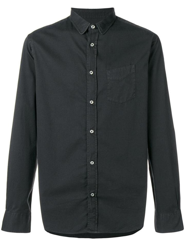 Officine Generale Lipp Stitch Shirt - Grey