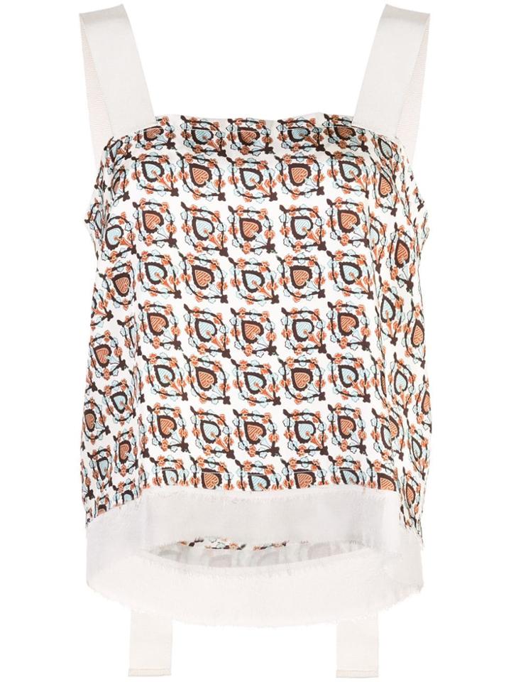 Raquel Allegra Ribbon Strap Top - Multicolour
