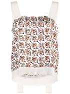 Raquel Allegra Ribbon Strap Top - Multicolour