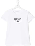 Givenchy Kids Logo Print T-shirt - White