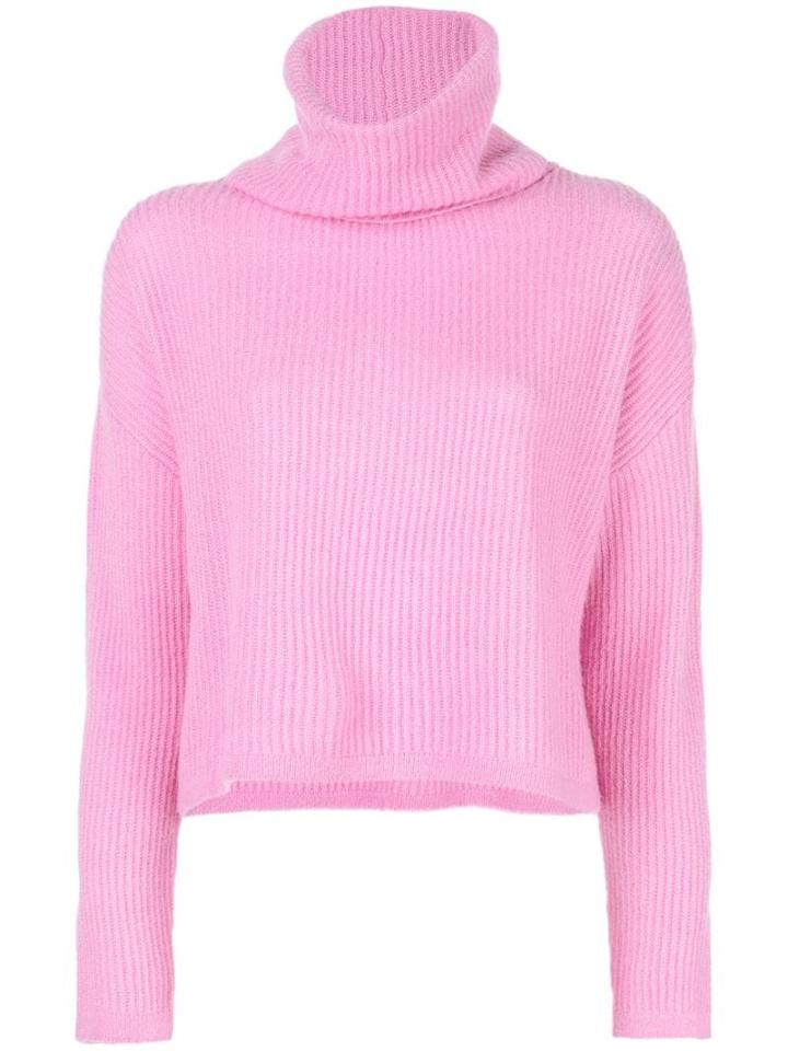 Maison Ullens Turtle Neck Sweater - Pink