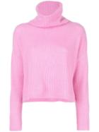 Maison Ullens Turtle Neck Sweater - Pink