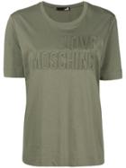 Love Moschino Debossed Logo T-shirt - Green