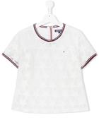 Tommy Hilfiger Junior Teen Mesh Star T-shirt - White