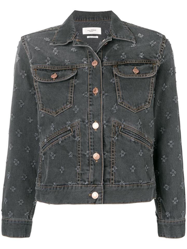 Isabel Marant Étoile Cropped Denim Jacket - Black