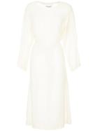 Comme Des Garçons Vintage Sheer Tied Midi Dress - White