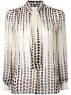 Giambattista Valli Relaxed Polka-dot Blouse - Neutrals