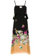 Andrea Marques Silk Lenço Dress - Black