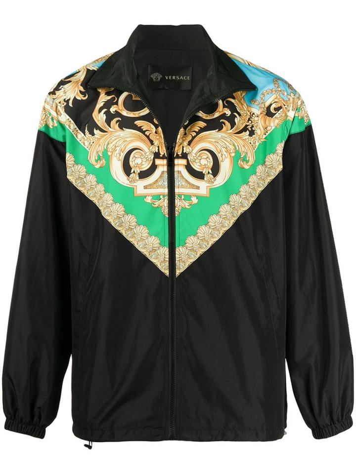 Versace Barocco Track Jacket - Black