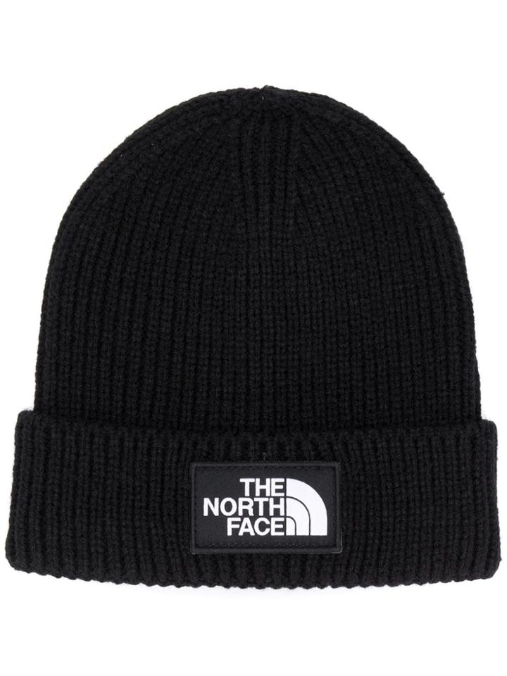 The North Face Beanie With Logo Patch - Black