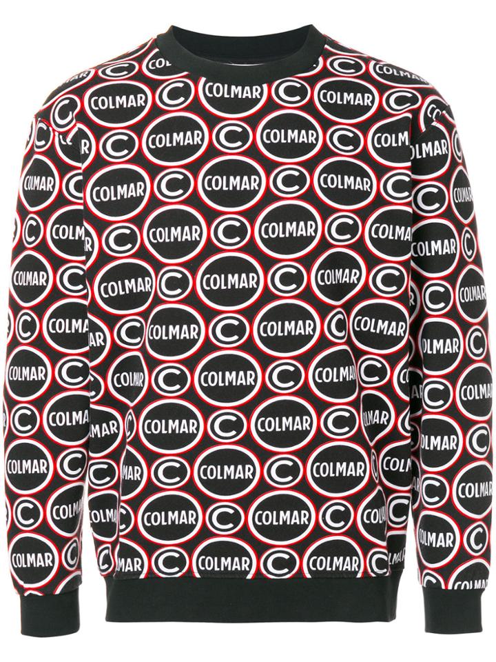 Au Jour Le Jour For Colmar Crew Neck Logo Pullover - Black