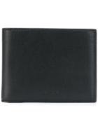 Jil Sander Logo Embossed Bi-fold Wallet - Black