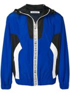 Dirk Bikkembergs Colour-block Hooded Jacket - Blue