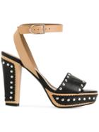 Sonia Rykiel Studded Ankle-strap Sandals - Black