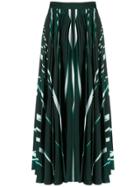 Sportmax Pleated Midi Skirt - Green