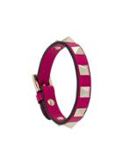Valentino Rockstud Strap Bracelet - Pink & Purple