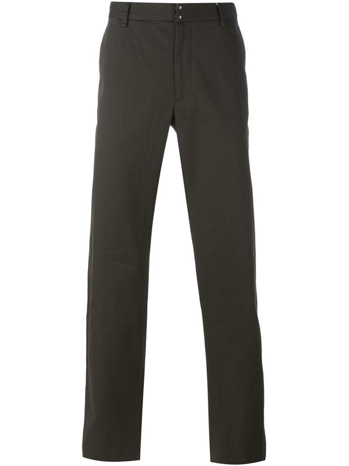 Maison Margiela Classic Chinos, Men's, Size: 50, Brown, Cotton/linen/flax