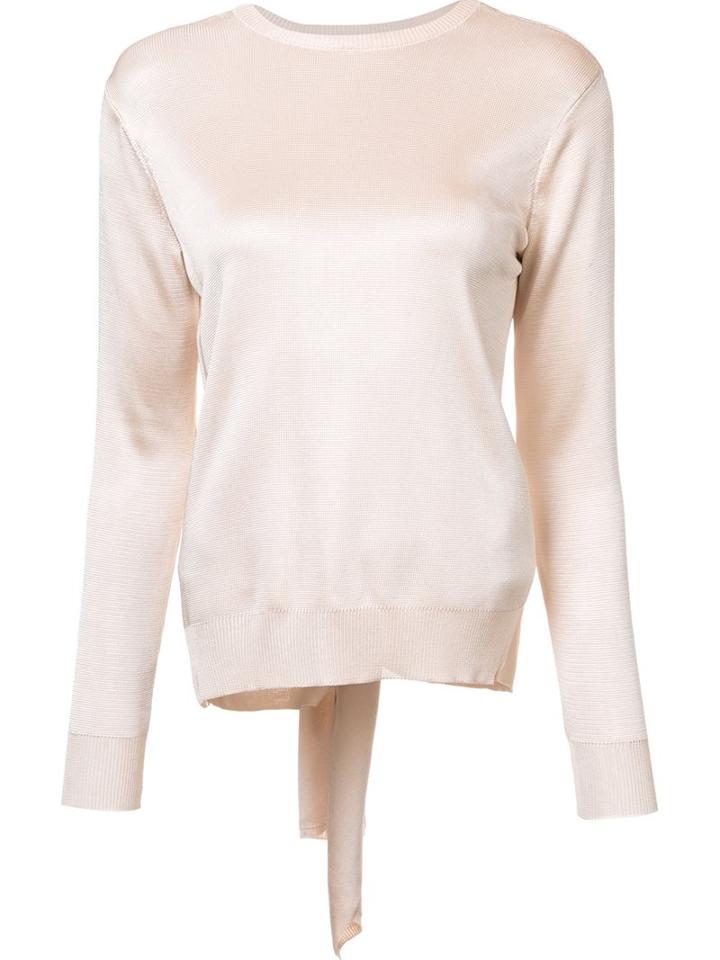 Cushnie Et Ochs Backless Knot Blouse