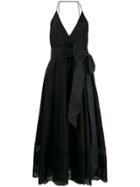Nº21 Bow Embellished Midi Dress - Black