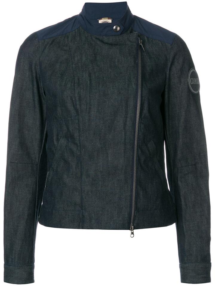 Colmar Two-tone Biker Jacket - Blue