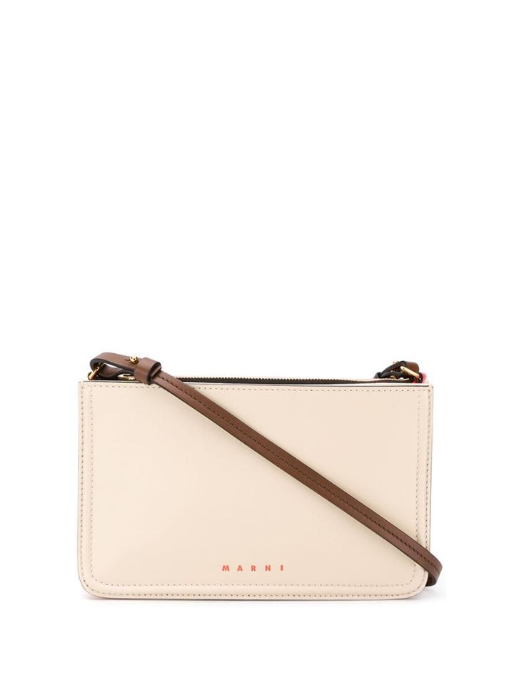 Marni Beat Crossbody Bag - White