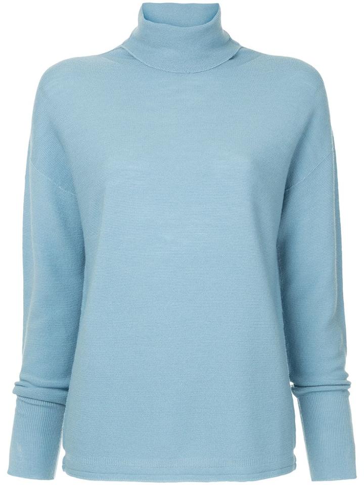 Molli Longsleeved Turtleneck Jumper - Blue