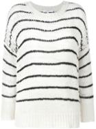 Iro Striped Sweater, Women's, Size: S, Nude/neutrals, Cotton/polyamide