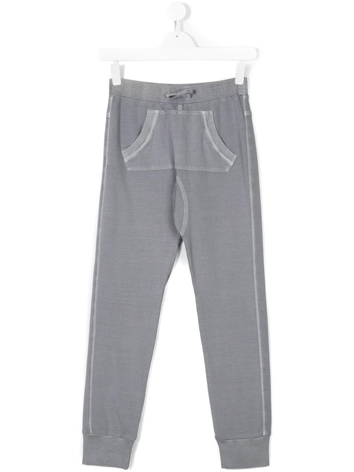 Officina 51 Drawstring Track Pants - Pink & Purple