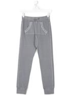 Officina 51 Drawstring Track Pants - Pink & Purple