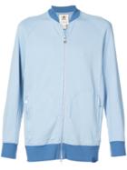Adidas Zip Front Bomber Sweatshirt - Blue